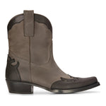 Muške visoke čizme za zapadnjački stil, prava koža, crne, za jahanje, ples, lov, kaubojske, vintage, špicaste