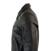 Muška kožna smeđa pilotska bomber jakna Harrington