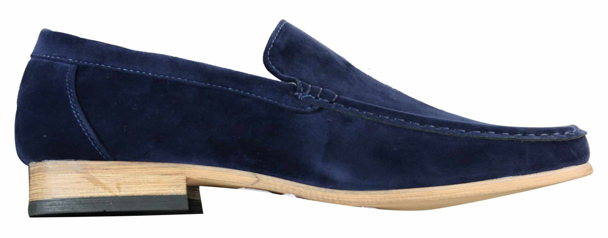 Patron 5588 Muške elegantne ležerne cipele bez rukava, kvadratne, od talijanske kože