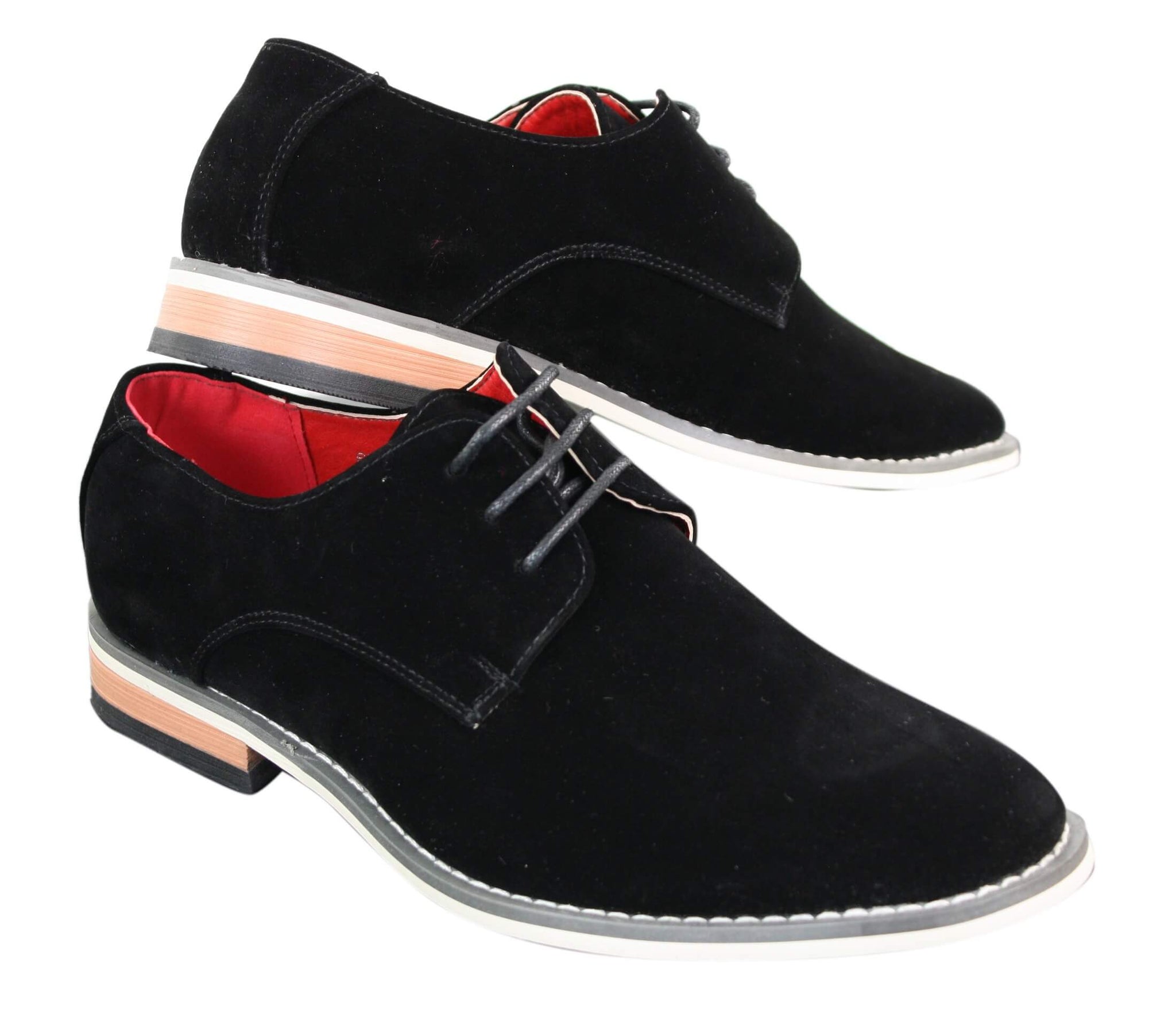 Fiorello 601 Muške elegantne ležerne oxford cipele s navezivanjem, smeđe, crne, plave