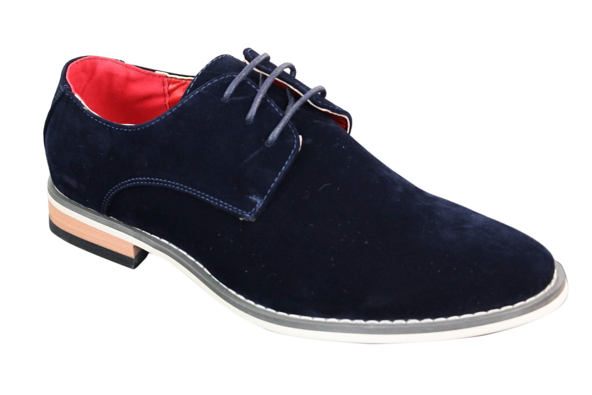 Fiorello 601 Muške elegantne ležerne oxford cipele s navezivanjem, smeđe, crne, plave