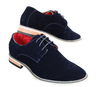 Fiorello 601 Muške elegantne ležerne oxford cipele s navezivanjem, smeđe, crne, plave