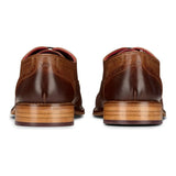 Muške klasične brogue cipele od prave kože, crne, elegantne, formalne, kožne, vintage