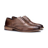 Muške vintage cipele od prave kože, brogue cipele s vezicama od brušene kože iz 1920-ih, elegantne formalne cipele