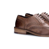 Muške vintage cipele od prave kože, brogue cipele s vezicama od brušene kože iz 1920-ih, elegantne formalne cipele