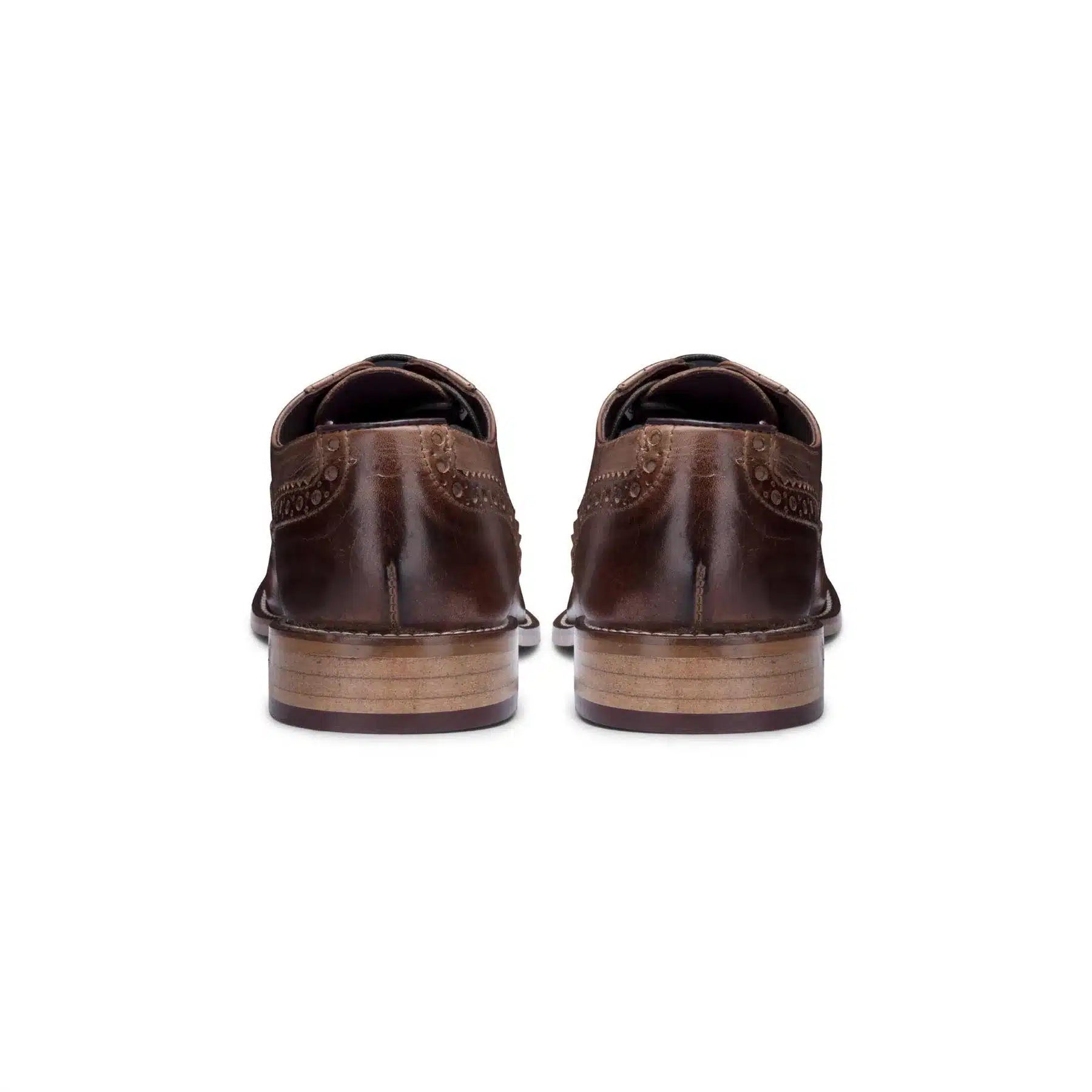 Muške vintage cipele od prave kože, brogue cipele s vezicama od brušene kože iz 1920-ih, elegantne formalne cipele