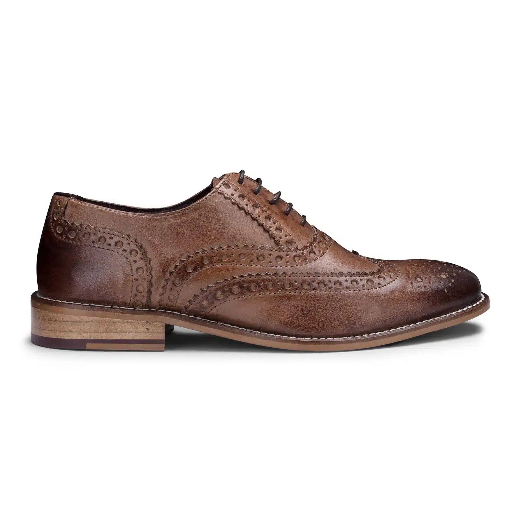 Muške vintage cipele od prave kože, brogue cipele s vezicama od brušene kože iz 1920-ih, elegantne formalne cipele