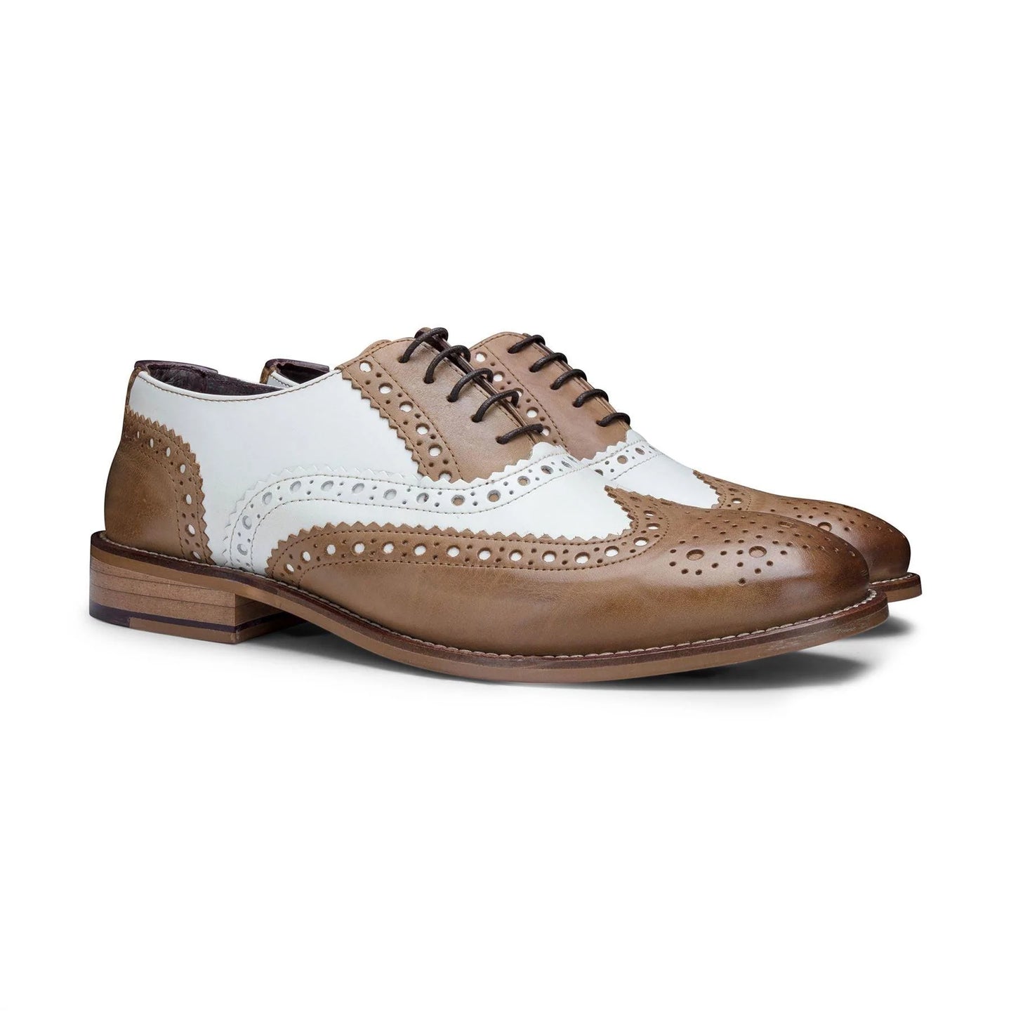 Muške vintage cipele od prave kože, brogue cipele s vezicama od brušene kože iz 1920-ih, elegantne formalne cipele