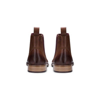 Muške Chelsea čizme od prave kože, elegantne i ležerne, retro, vintage, klasične, slip-on čizme