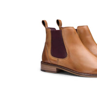 Muške Chelsea čizme od prave kože, elegantne i ležerne, retro, vintage, klasične, slip-on čizme