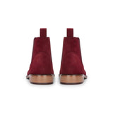 Muške bordo gležnjače od brušene kože Chelsea