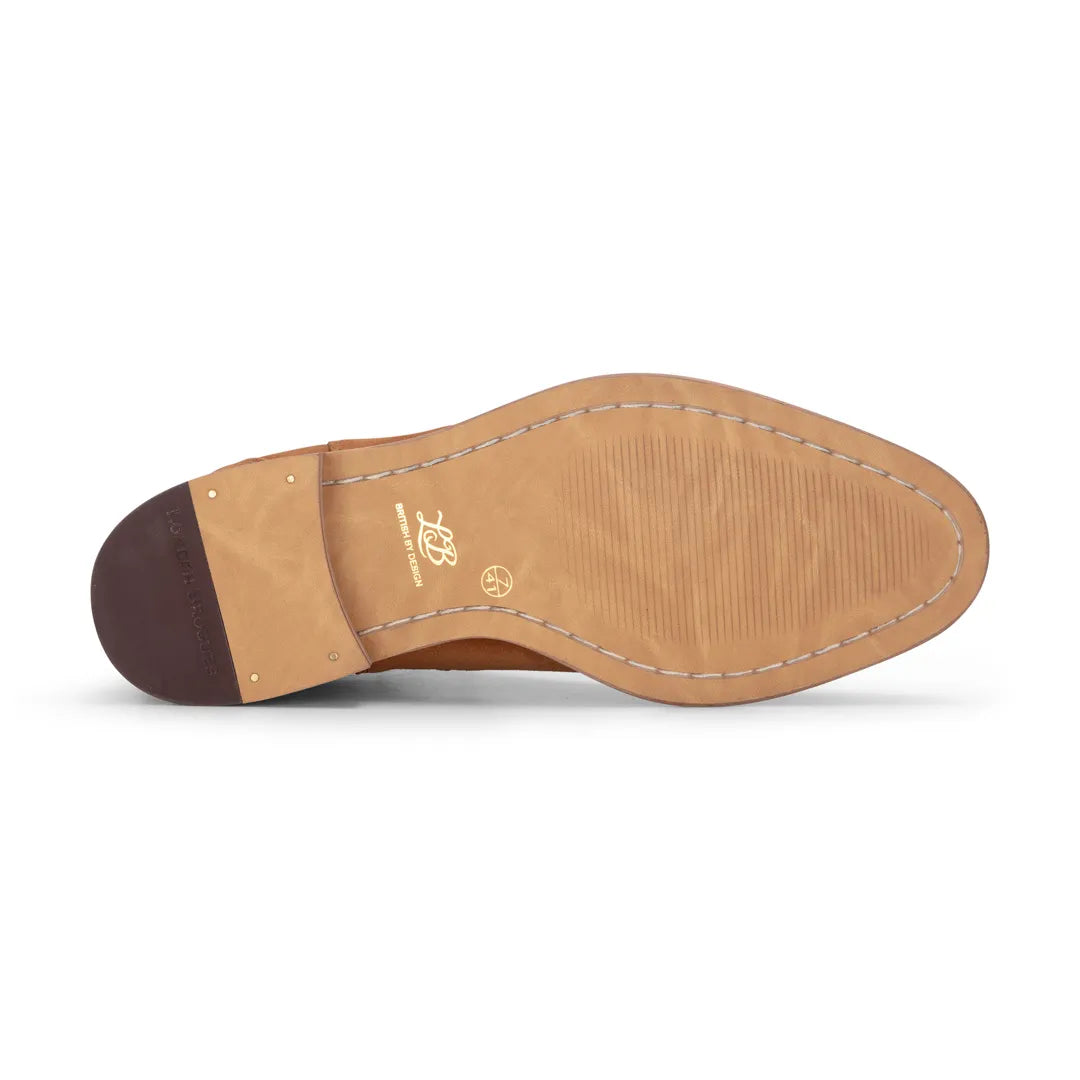 Muške bordo gležnjače od brušene kože Chelsea