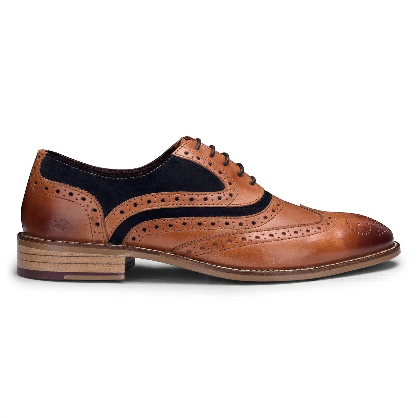Muške vintage cipele od prave kože, brogue cipele s vezicama od brušene kože iz 1920-ih, elegantne formalne cipele
