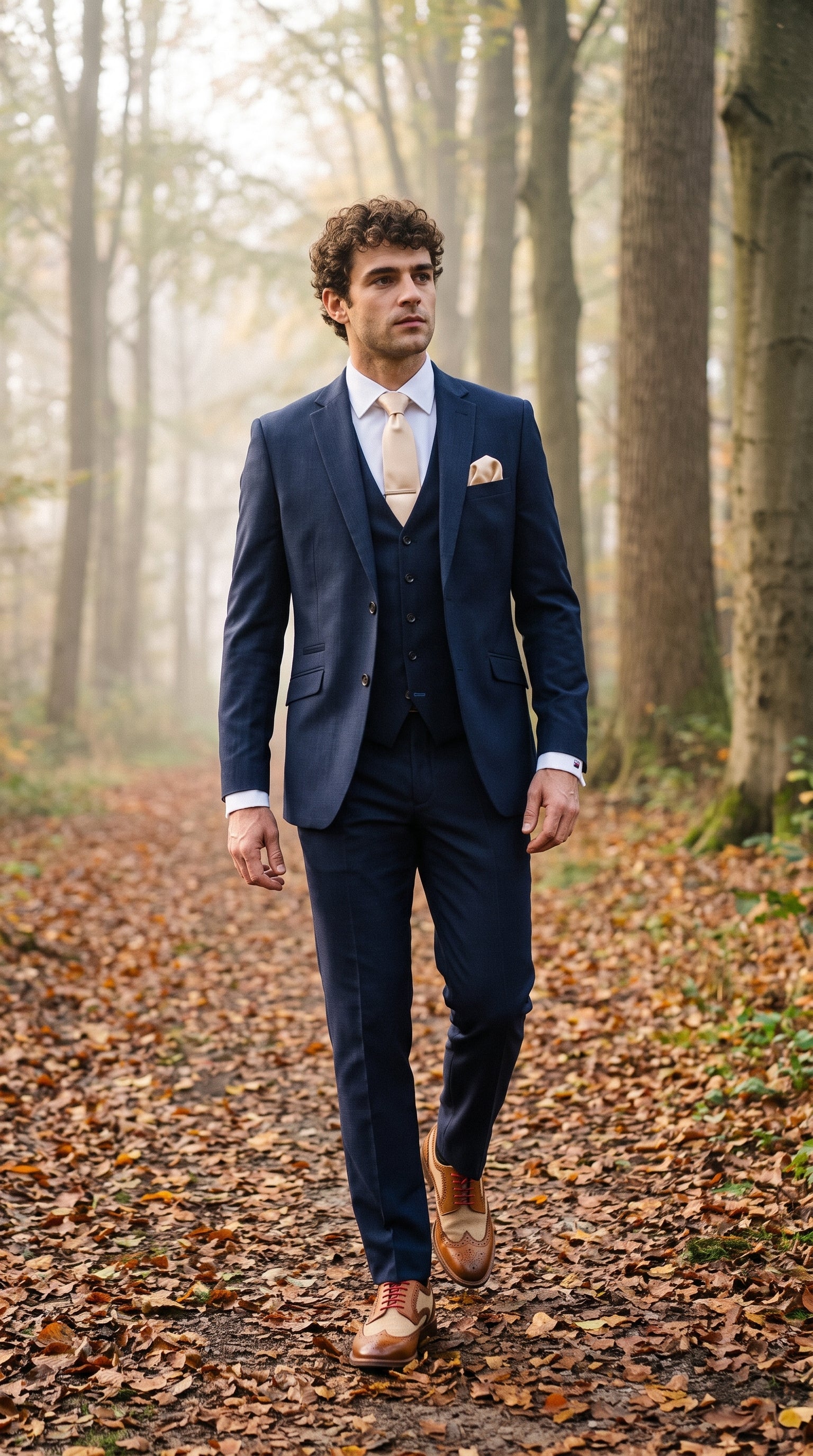 Look #496 styled with Muško tamnoplavo odijelo kroja