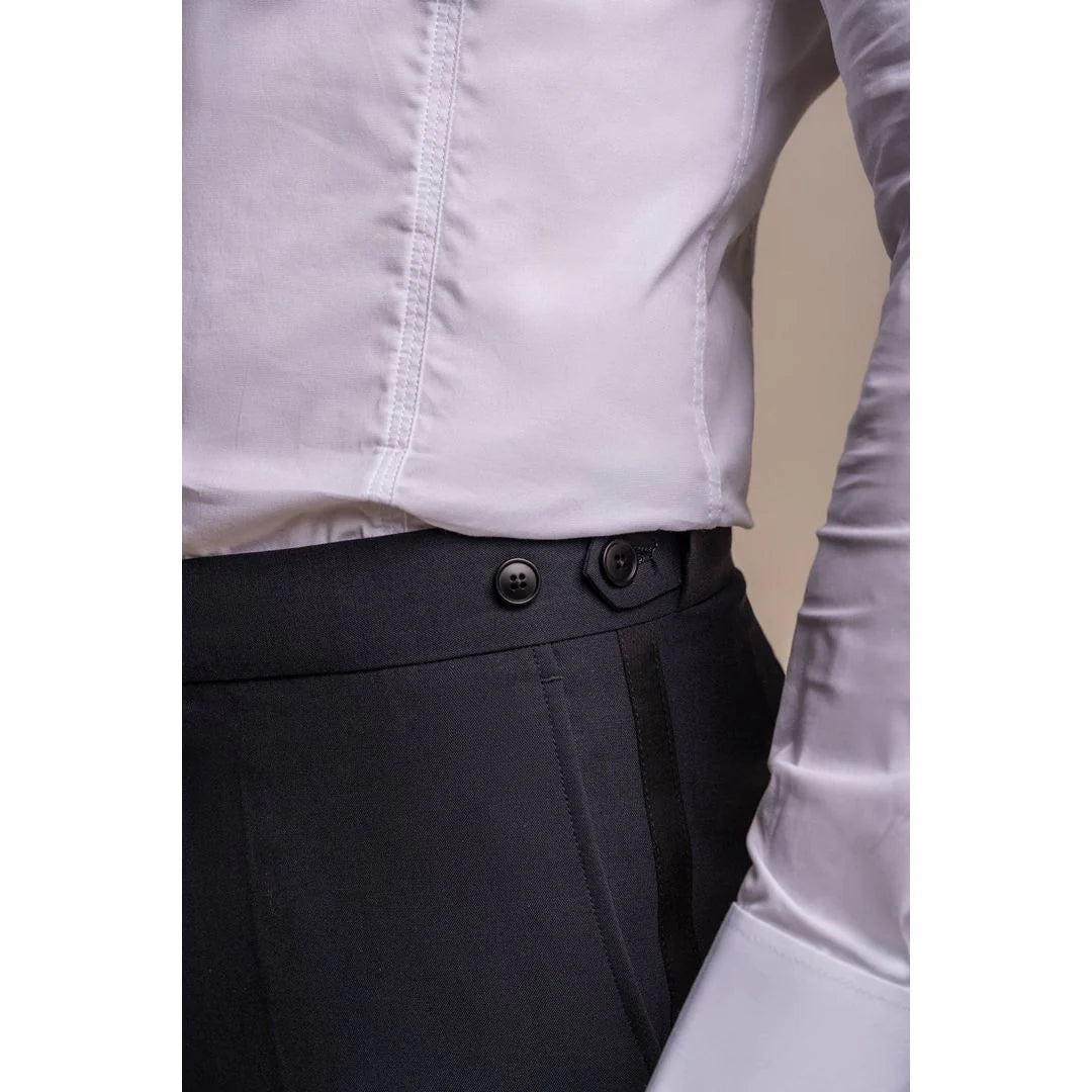 Aspen - Muško tamnoplavo smoking odijelo za vjenčanje od 2 dijela