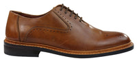 Muške brogue oxford cipele, smeđe, crne, s vezicama, kožne, Goodyear, s rubom