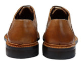 Muške brogue oxford cipele, smeđe, crne, s vezicama, kožne, Goodyear, s rubom
