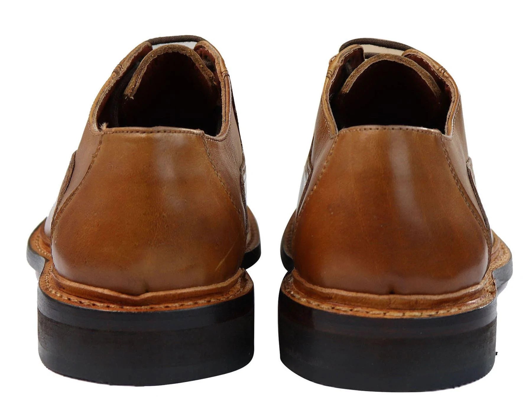 Muške brogue oxford cipele, smeđe, crne, s vezicama, kožne, Goodyear, s rubom