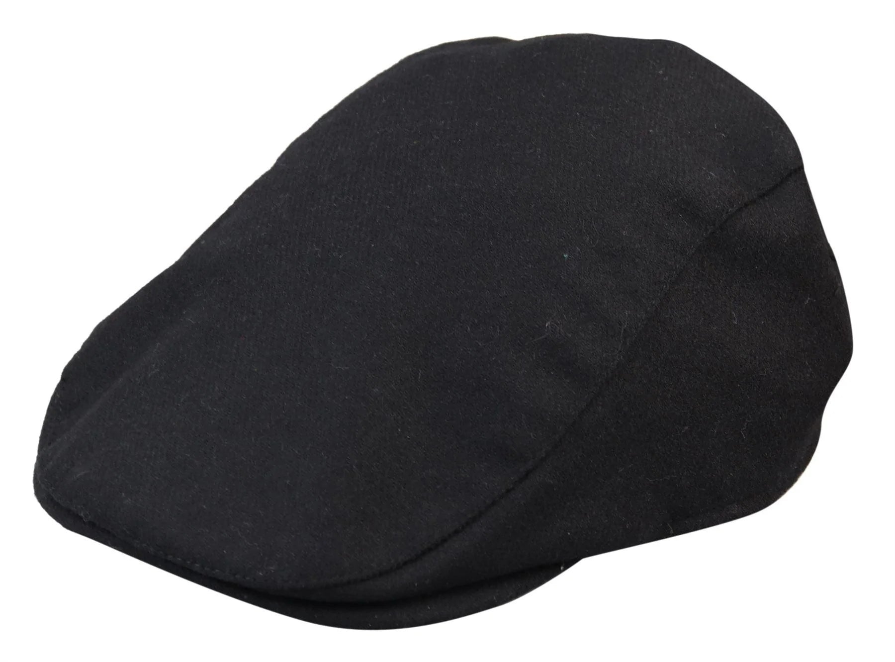 Muška Grandad Baker ravna crna kapa s 8 panela od tvida, vintage klasični elegantni ležerni stil iz 1920-ih