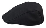 Muška Grandad Baker ravna crna kapa s 8 panela od tvida, vintage klasični elegantni ležerni stil iz 1920-ih