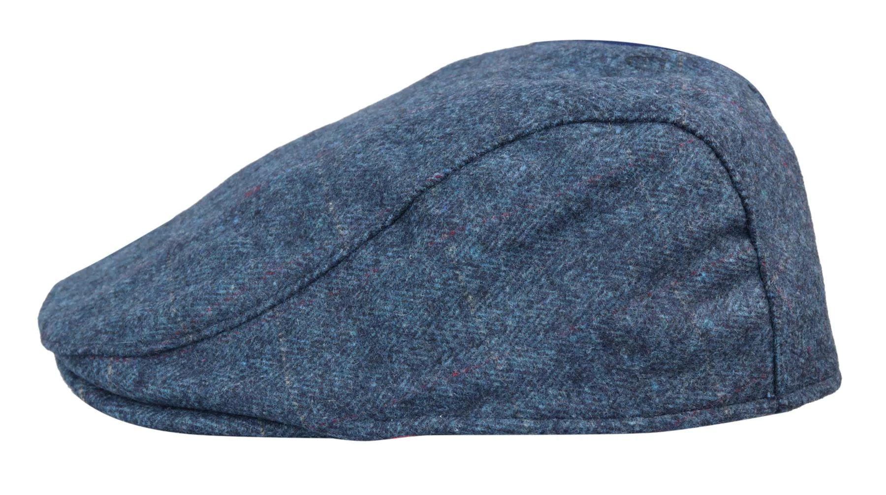 Muška ravna plava kapa Grandad Baker s 8 panela, tvidom, vintage klasičnim elegantnim ležernim uzorkom iz 1920-ih