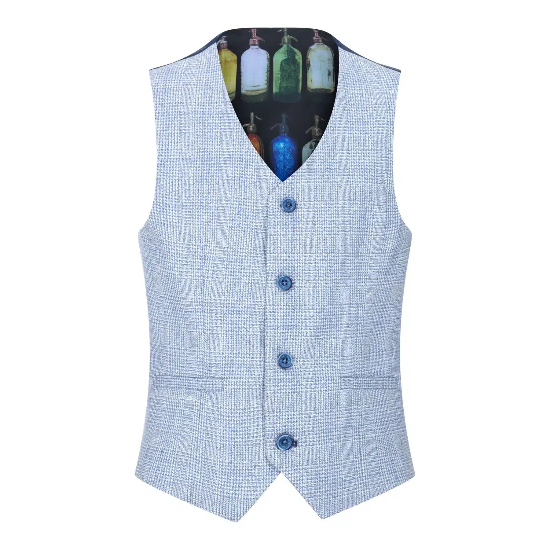 Dječje odijelo od 3 dijela, tvid, svijetloplavi kroj, vjenčanje, Peaky Classic