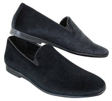 Elong DD0083 - Muške baršunaste cipele s paisley uzorkom, mokasinke, elegantne, ležerne, boje vina, tamnoplave, crne