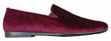 Elong DD0083 - Muške baršunaste cipele s paisley uzorkom, mokasinke, elegantne, ležerne, boje vina, tamnoplave, crne