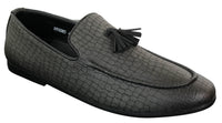 Elong DD0085 - Muške mokasine od zmijske krokodilske kože, PU, slip-on resicama, udobne vintage cipele