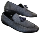 Elong DD0085 - Muške mokasine od zmijske krokodilske kože, PU, slip-on resicama, udobne vintage cipele