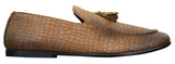 Elong DD0085 - Muške mokasine od zmijske krokodilske kože, PU, slip-on resicama, udobne vintage cipele