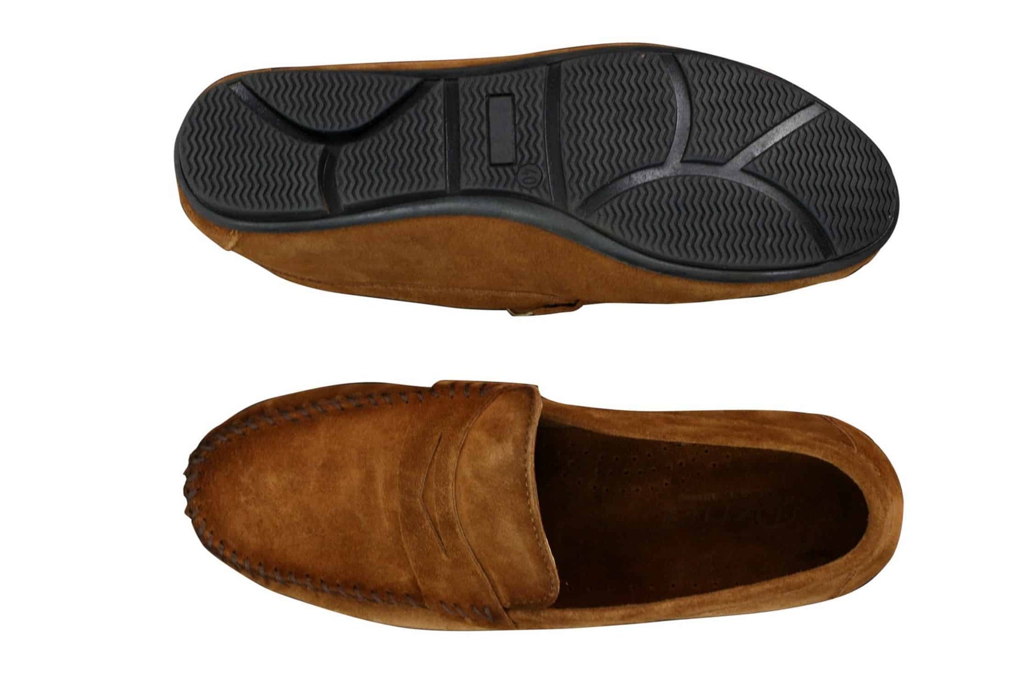 Muške prave antilop oprane dizajnerske natikače, mokasine, elegantne ležerne cipele