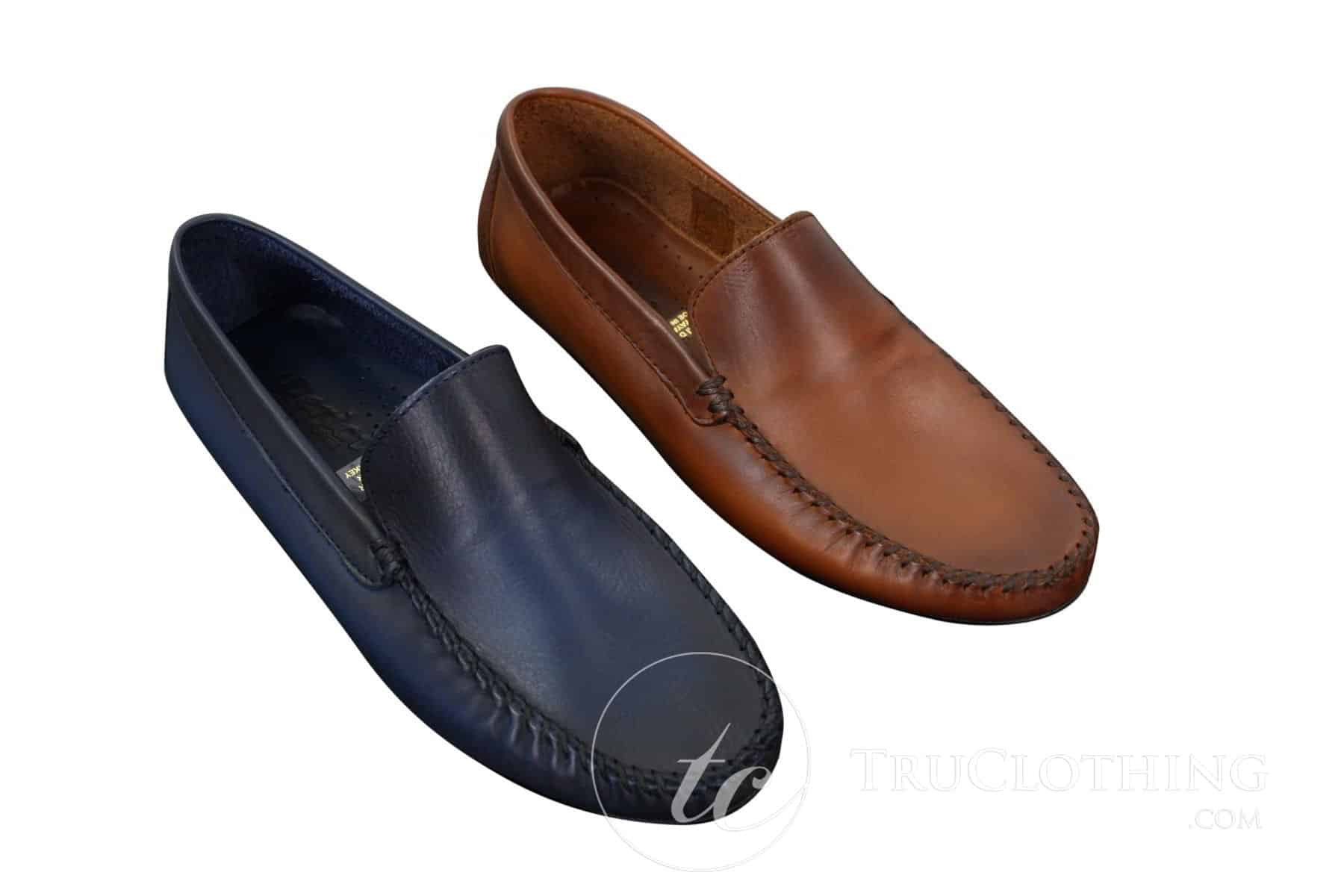 Muške dizajnerske mokasine od prave kože, elegantne i ležerne, vintage, retro