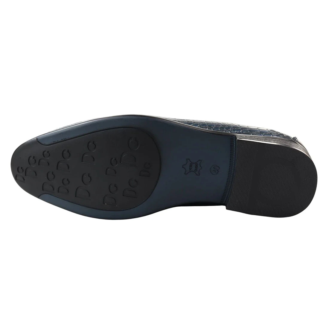 Muške tamnoplave formalne mokasine bez rukava