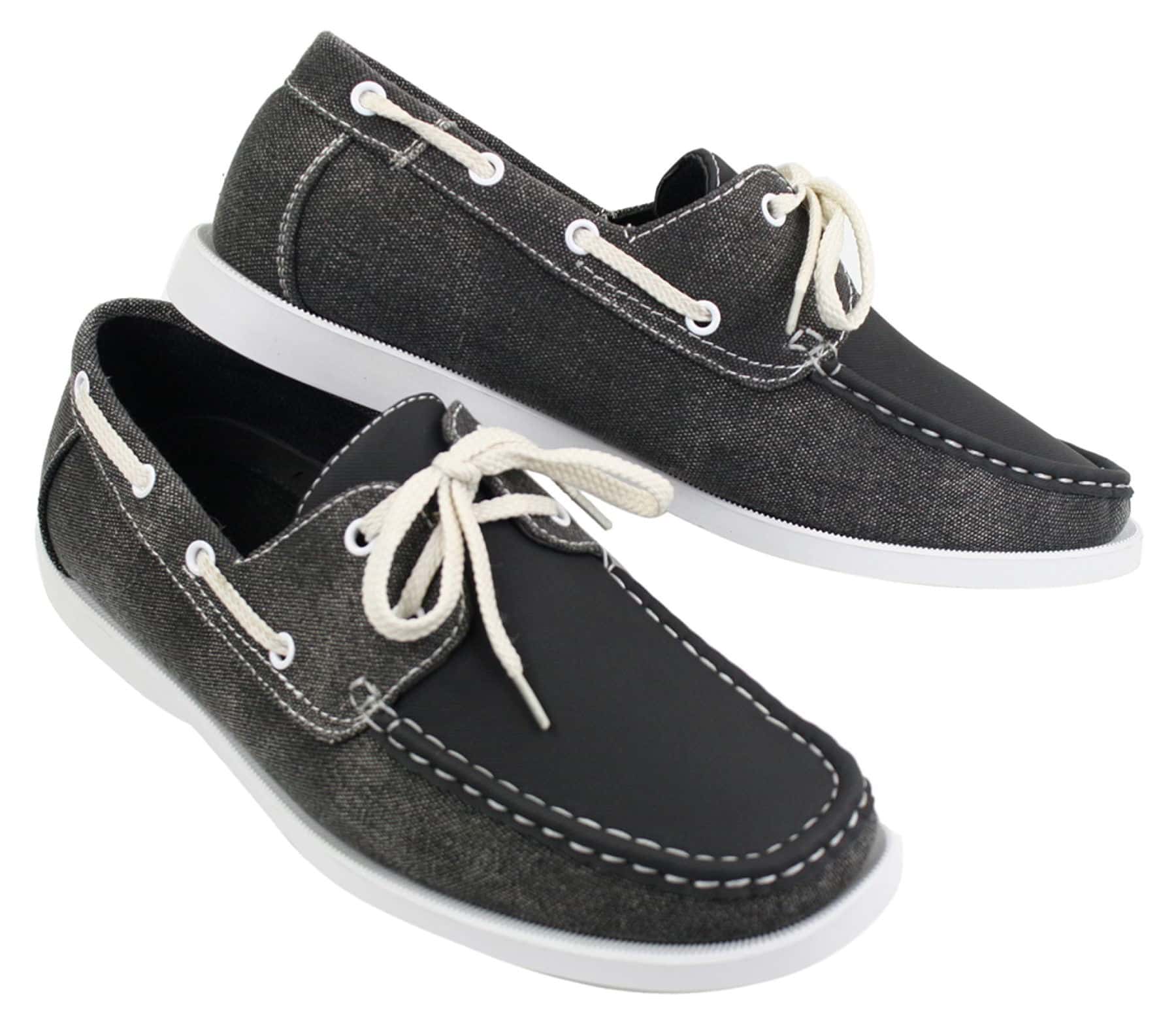 Muške retro traper cipele u vintage stilu, elegantne i ležerne, s vezicama, tamnoplave, isprane