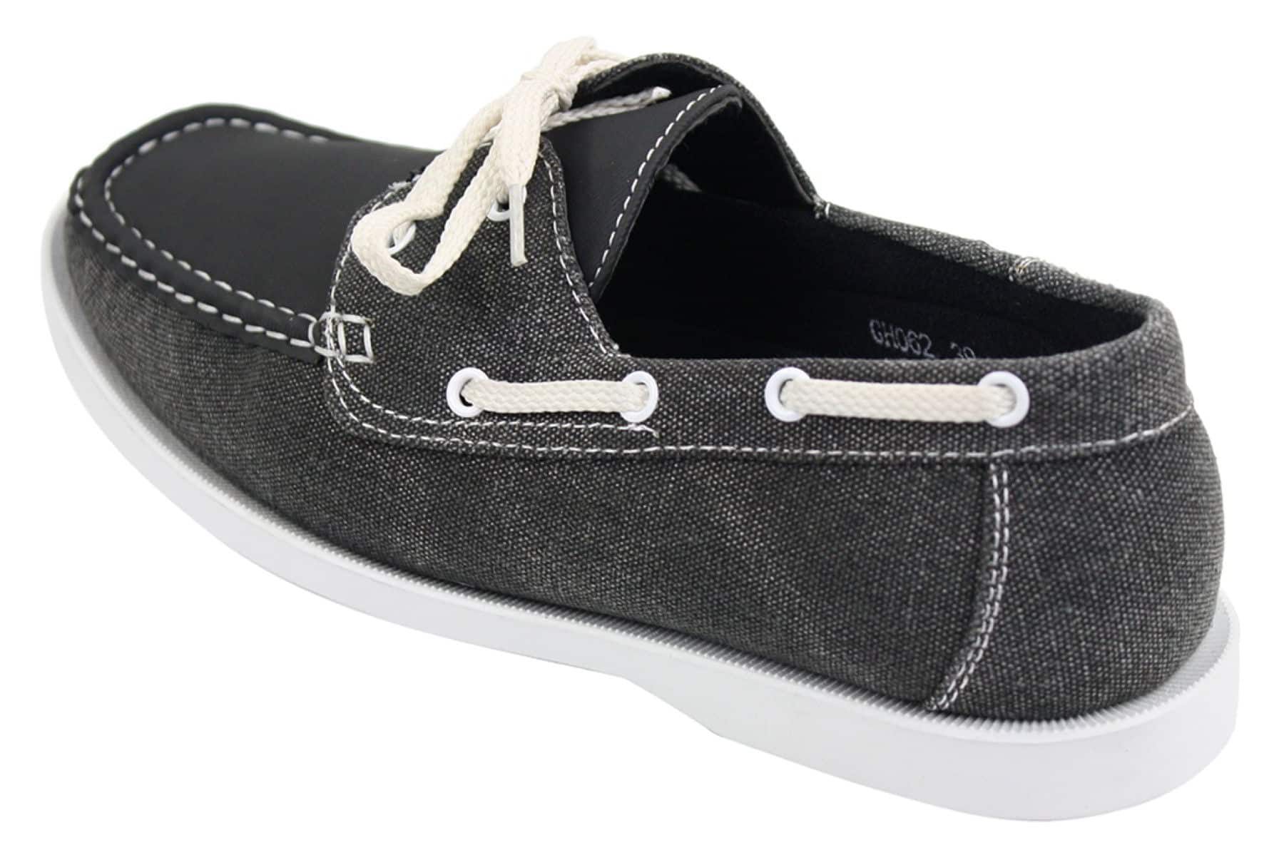Muške retro traper cipele u vintage stilu, elegantne i ležerne, s vezicama, tamnoplave, isprane