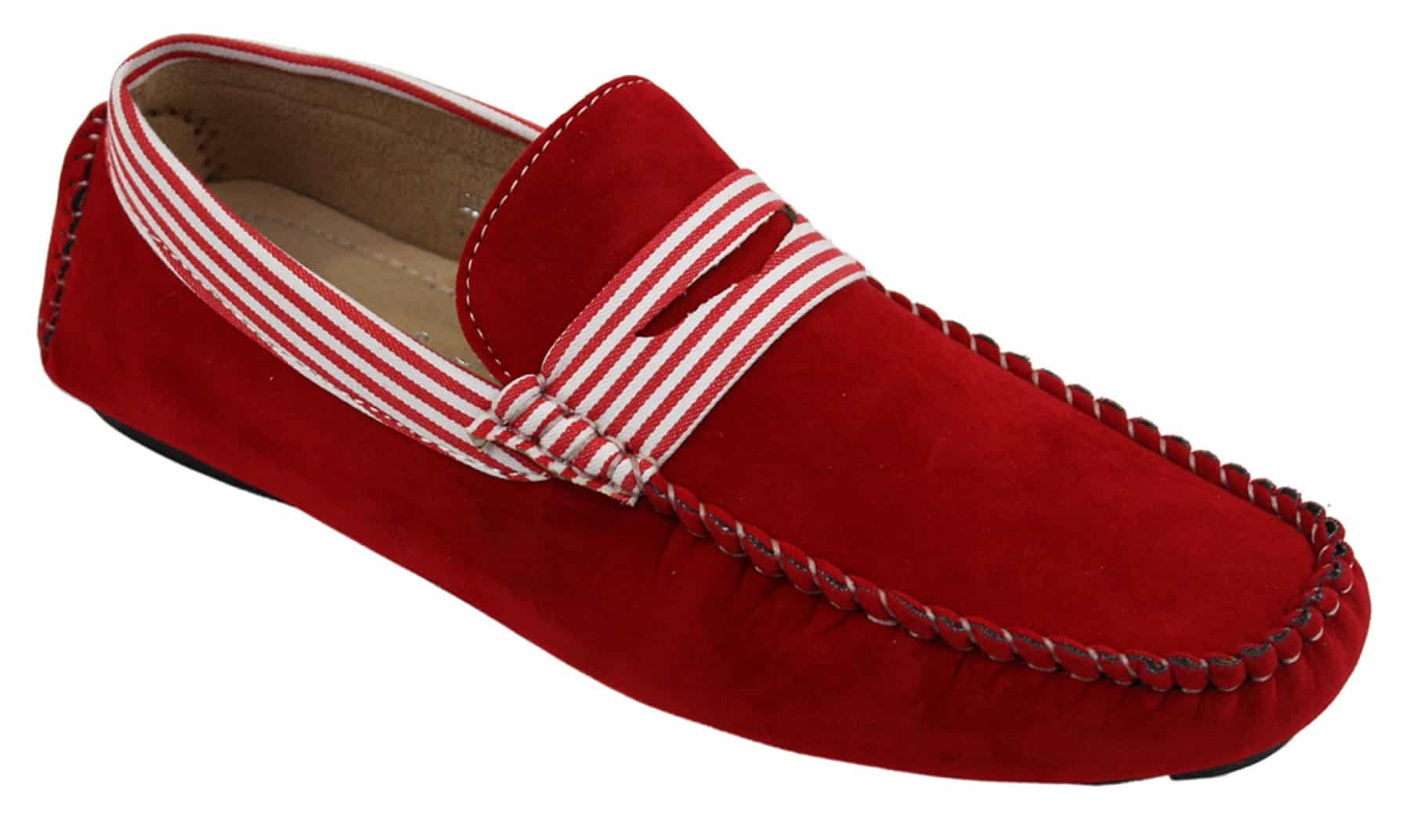Muške antilop cipele za palubu, prugaste, bez rukava, ljetne, elegantne i ležerne, talijanske