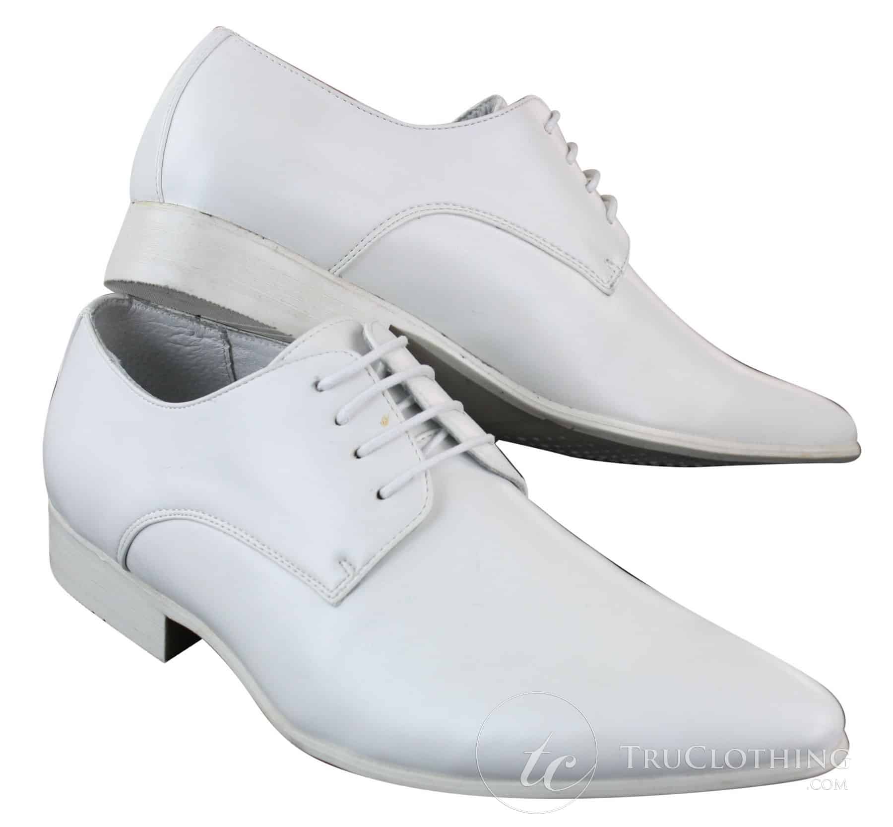 Galax GH2019 - Muške elegantne ležerne cipele s vezicama, špicaste, kožne, za vjenčanje, maturu, ured, klasične