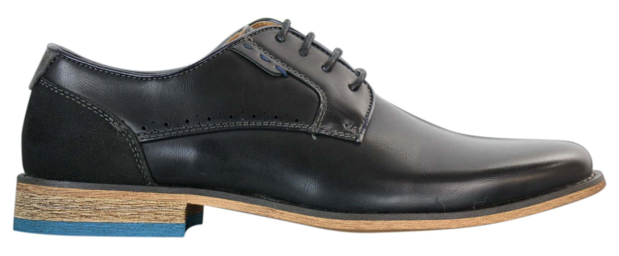 Galax GH3117 Muške elegantne ležerne formalne cipele s vezicama, klasične, smeđe, crne, kožne, antilop