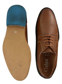 Galax GH3117 Muške elegantne ležerne formalne cipele s vezicama, klasične, smeđe, crne, kožne, antilop