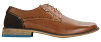 Galax GH3117 Muške elegantne ležerne formalne cipele s vezicama, klasične, smeđe, crne, kožne, antilop
