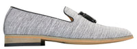 Galax GH3126 - Muške slip-on cipele s resicama, mokasinke, lagane, elegantne, ležerne, crne, plave, talijanske