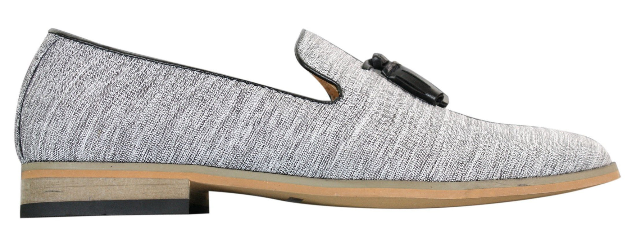 Galax GH3126 - Muške slip-on cipele s resicama, mokasinke, lagane, elegantne, ležerne, crne, plave, talijanske