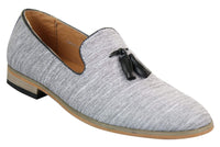 Galax GH3126 - Muške slip-on cipele s resicama, mokasinke, lagane, elegantne, ležerne, crne, plave, talijanske