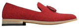 Galax GH3126 - Muške slip-on cipele s resicama, mokasinke, lagane, elegantne, ležerne, crne, plave, talijanske