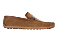 Galax ZD71 - Muške slip-on cipele od brušene kože s kopčom, ležerne mokasine