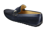 Galax ZD71 - Muške slip-on cipele od brušene kože s kopčom, ležerne mokasine