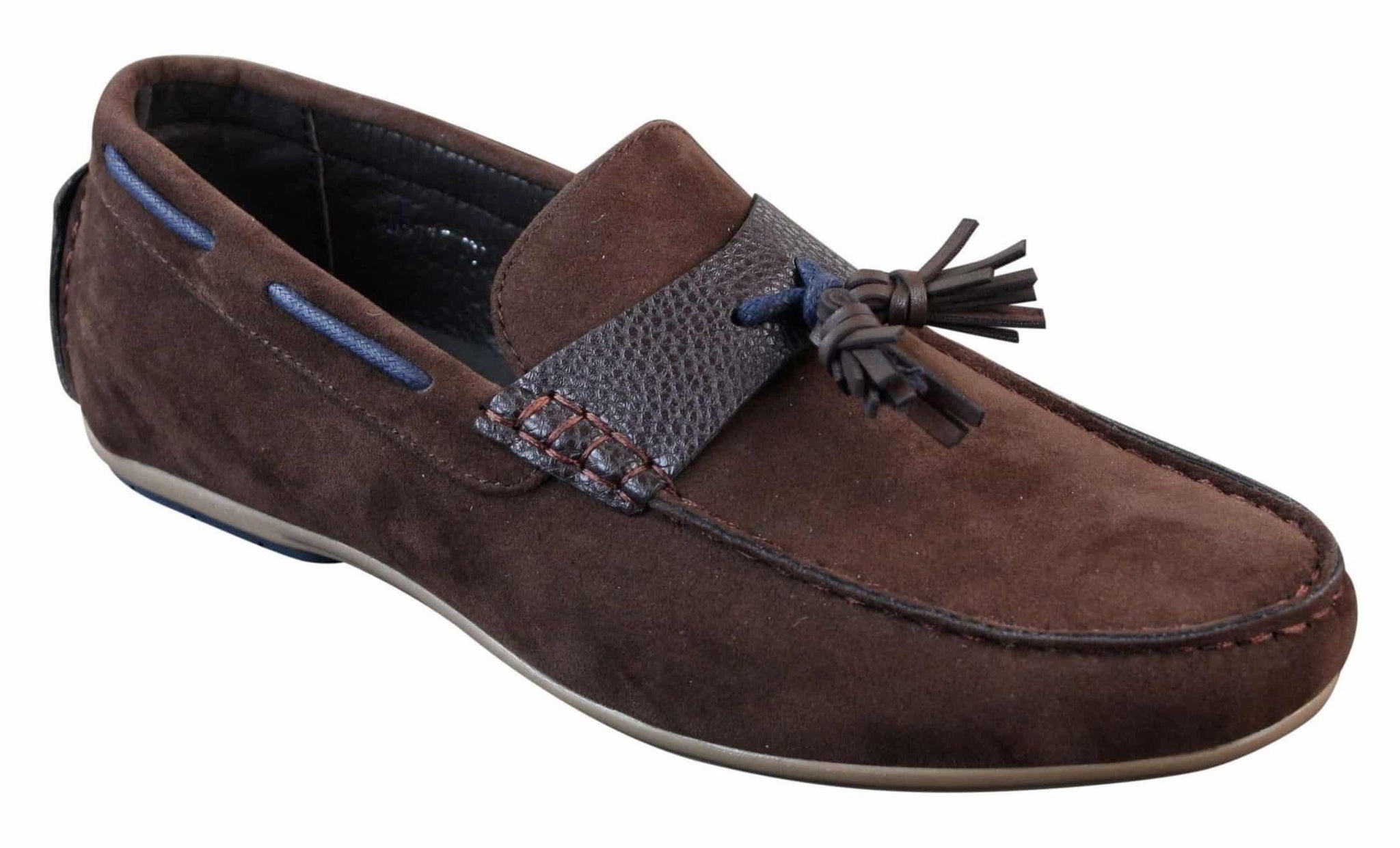 Muške natikače za vožnju s unutarnjom kožom i PU antilopom, mokasine, elegantne i ležerne