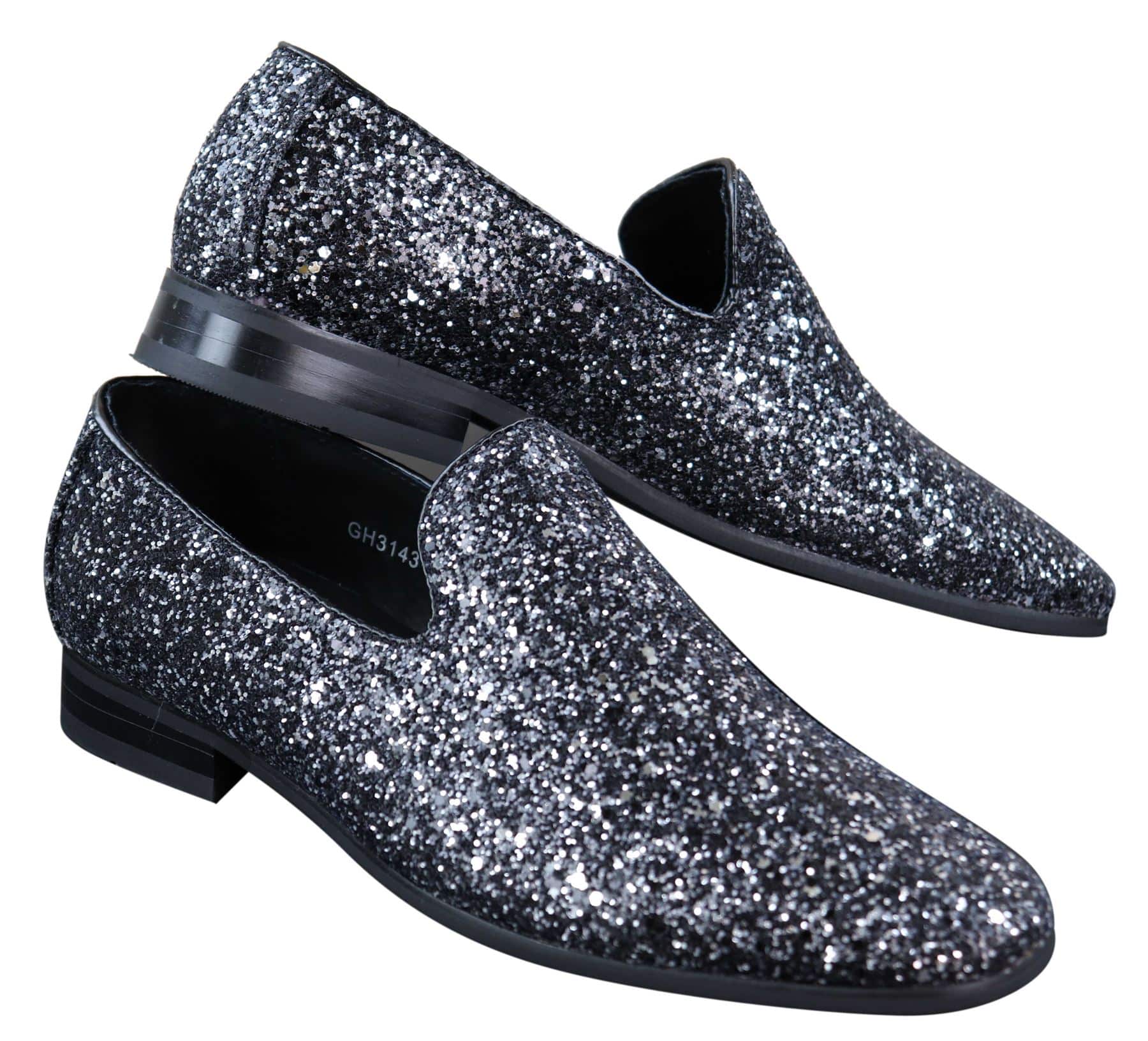 Muške sjajne cipele za zabavu s glitterom