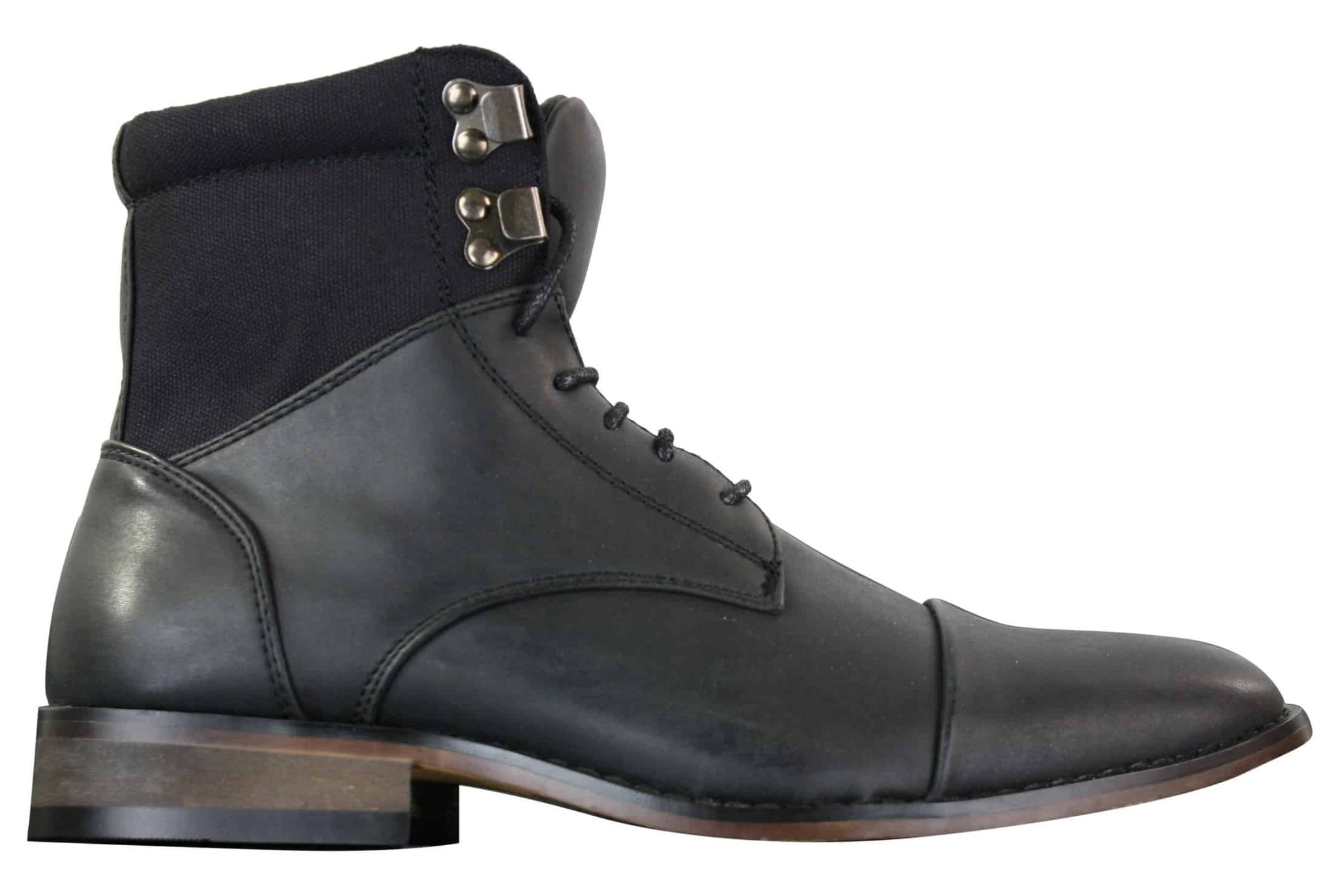 Galax GLX3517 Muške uske vintage retro Sherlock vezicama elegantne ležerne gležnjače od kože